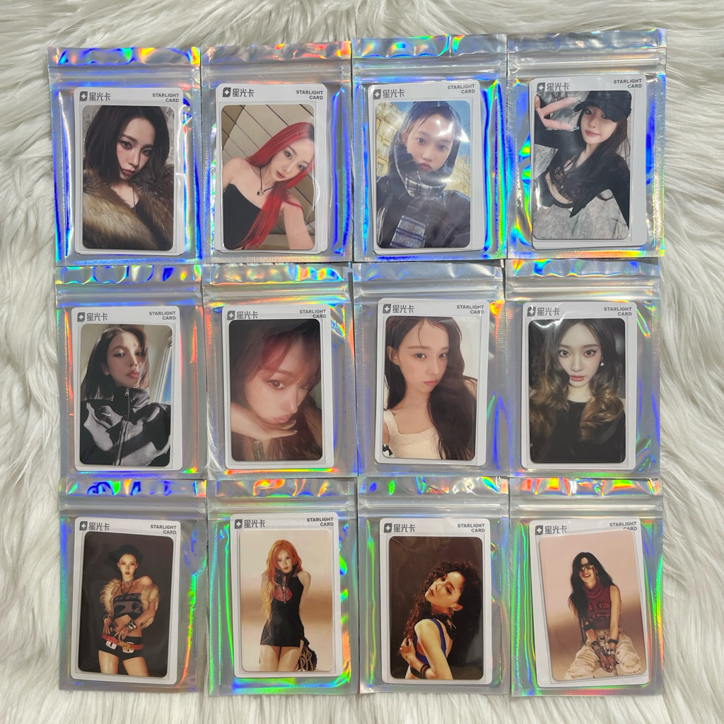 Photocard Official Aespa QQ Music Starlight Card Karina Giselle Winter Ningning Photo Card