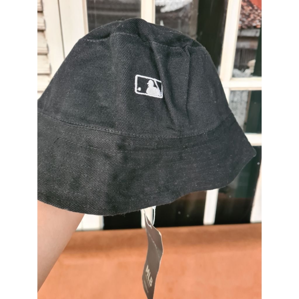 Topi Bucket Hats MLB LA Size M Black Original
