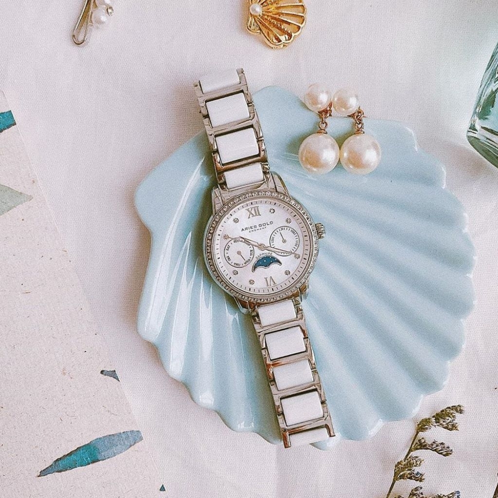 ARIES GOLD L58010LS JAM TANGAN WANITA ORIGINAL
