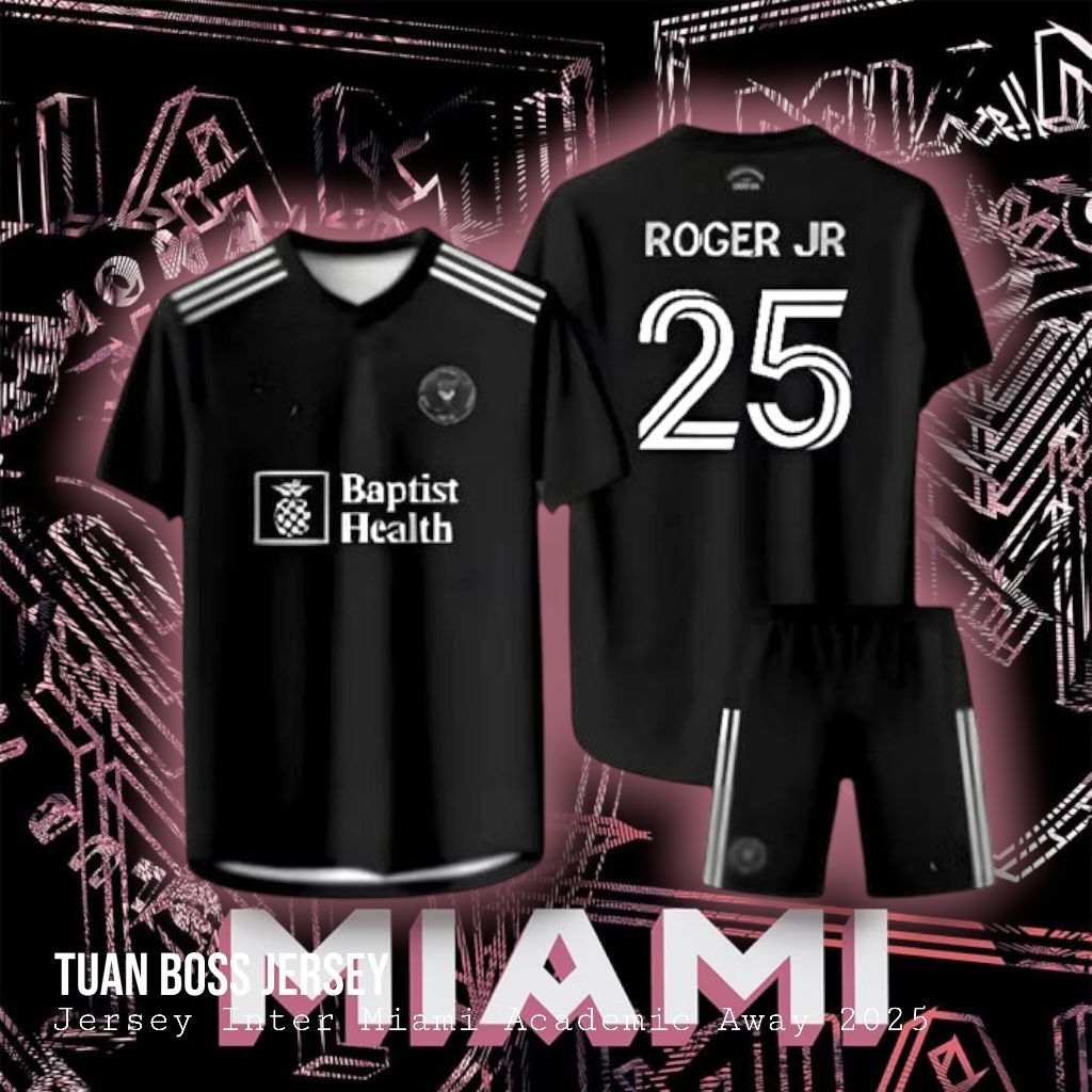 JERSEY INTER MIAMI BLACK ACADEMY 2025