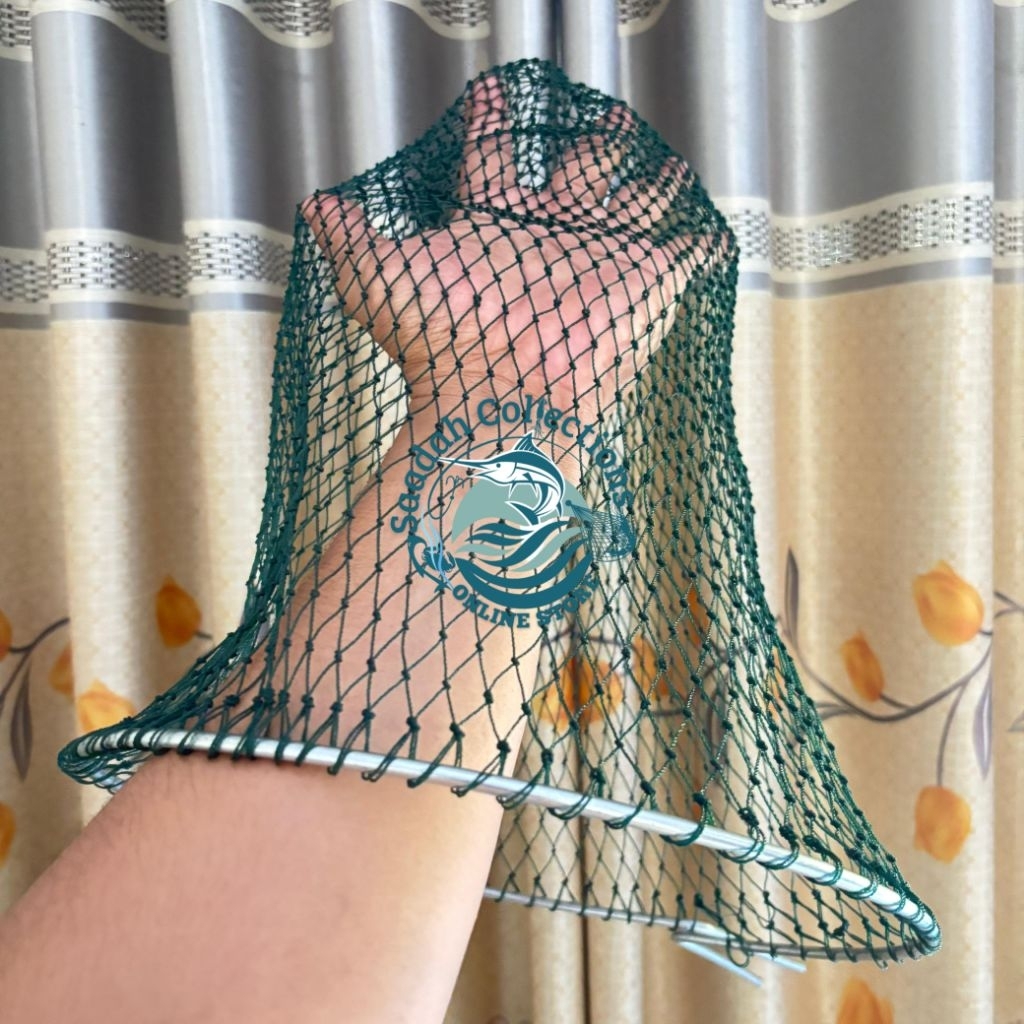 Alat panen ikan nila jaring tebal kuat + Besi alumunium 5mm