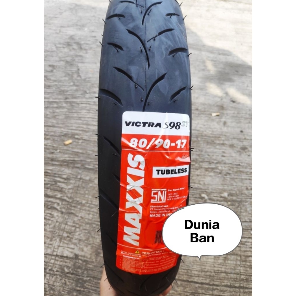 Ban Luar Maxxis Victra 80/90-17 Victra S98St Tubeless Ban Luar Ring 17 Maxxis Victra