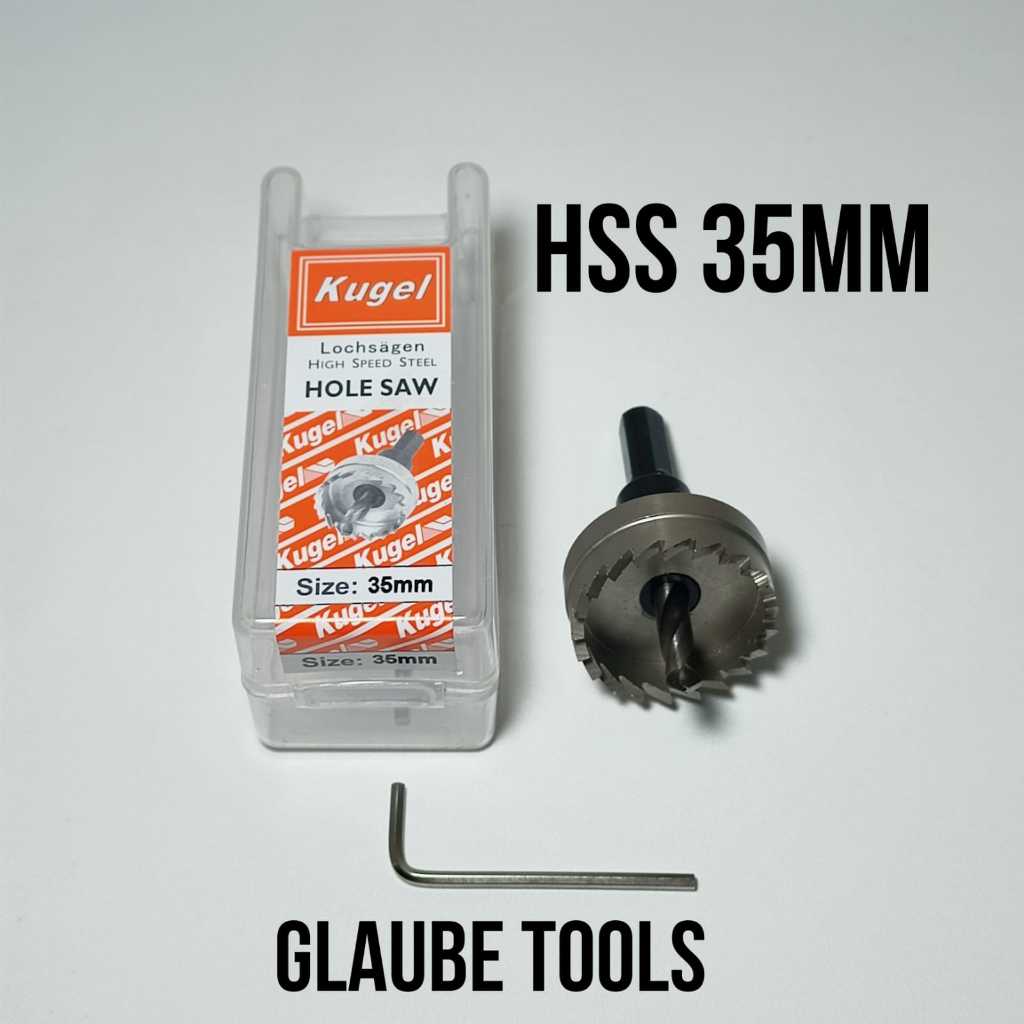 Hole Saw 35mm HSS Holesaw Besi 35 mm Mata Bor 35mm Kugel