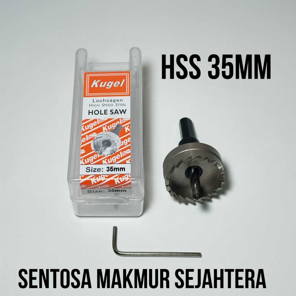 Hole Saw 35mm Holesaw HSS Besi 35 mm Mata Bor Besi 35mm Kugel