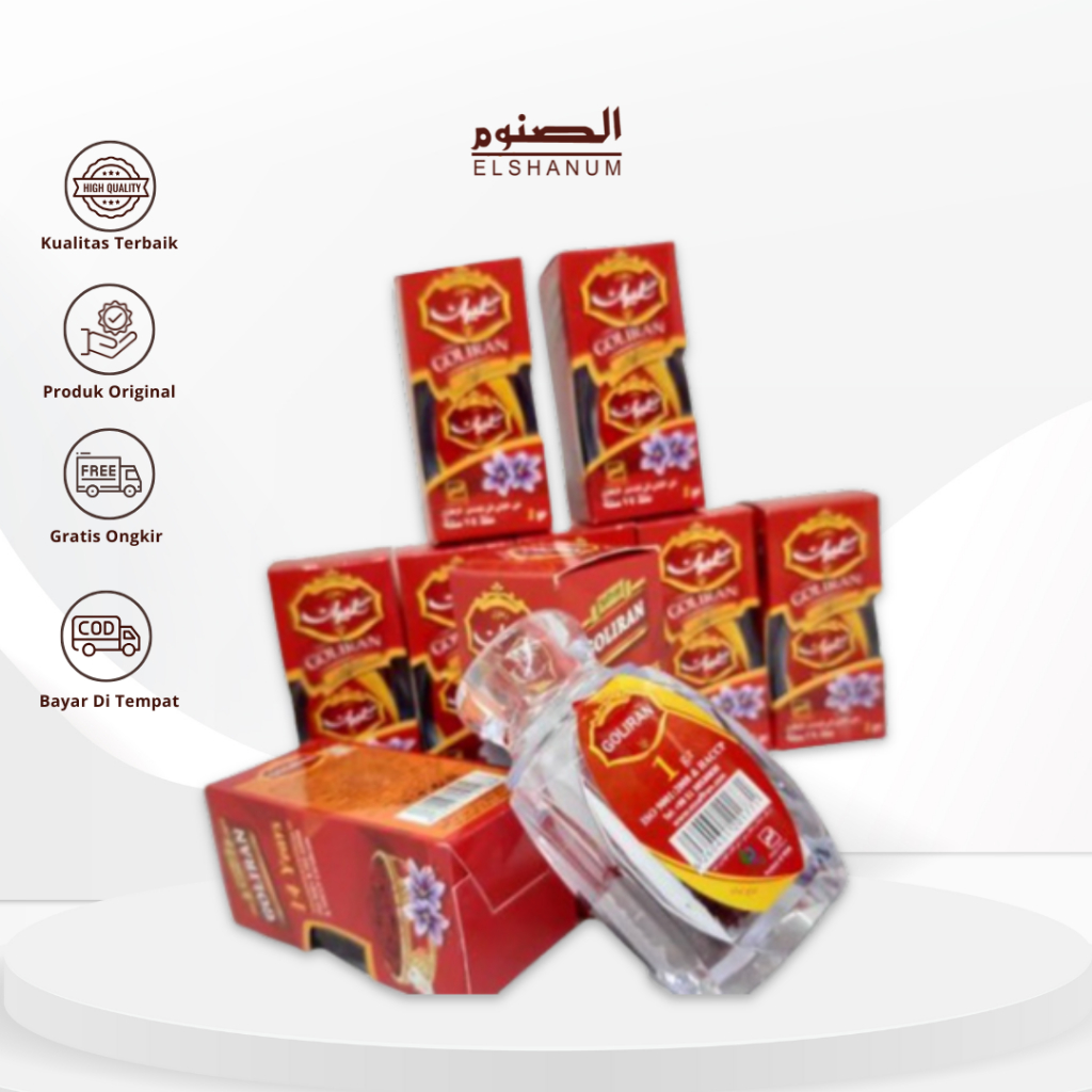 SAFFRON IRAN 1GR / SAFFRON / SAFFRON ORIGINAL / SAFRON / PUTIK BUNGA / OLEH OLEH HAJI alelal store