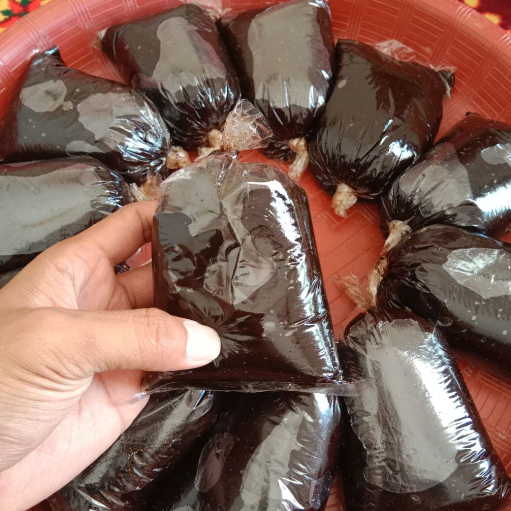 2 pcs 500g petis hitam manis/ petis rujak cingur, petis tahu tek