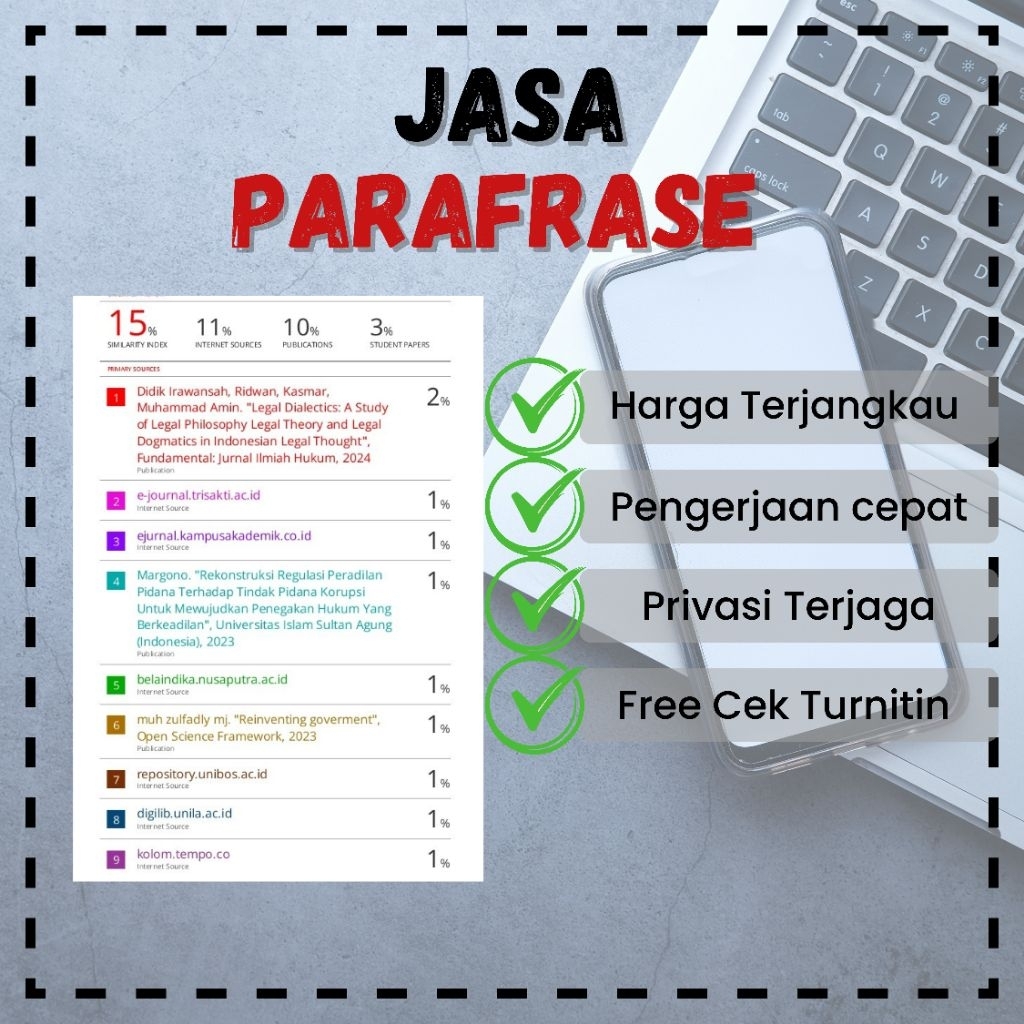 PARAFRASE | MENURUNKAN PLAGIASI