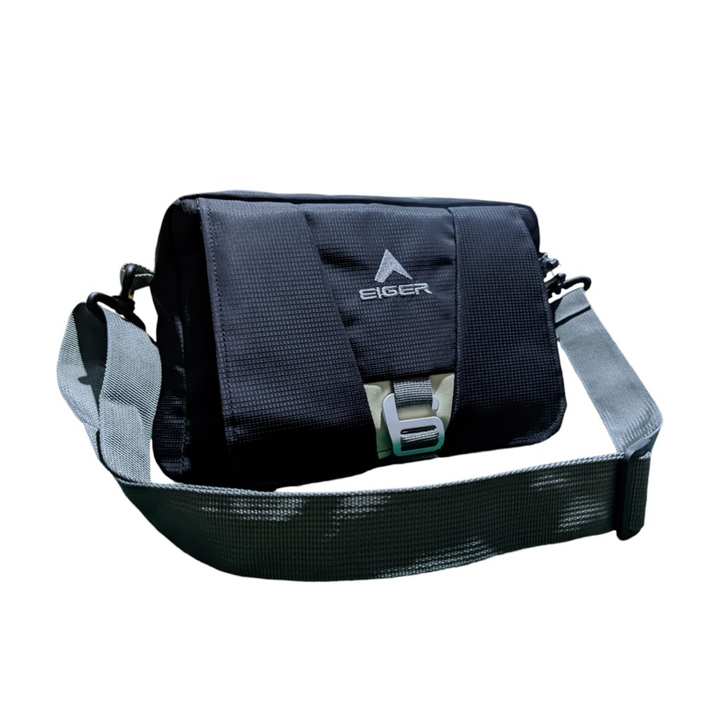 Tas Pinggang waistbag Tas Selempang Eiger 1989 Waistbag Waterproof Hitam,army,navy,hand bag Pria Sli