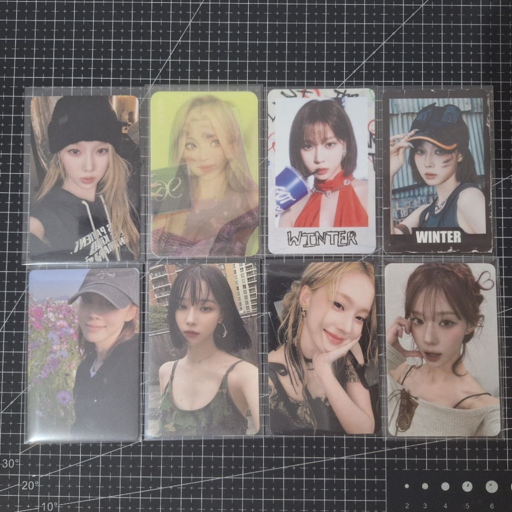 AESPA Winter Official Photocard PC QQ Drama Got the Beat GOT Drama Whiplash My World