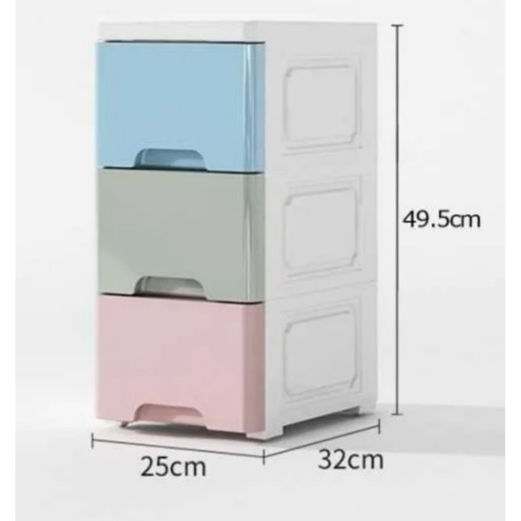 Lemari Plastik Susun 3