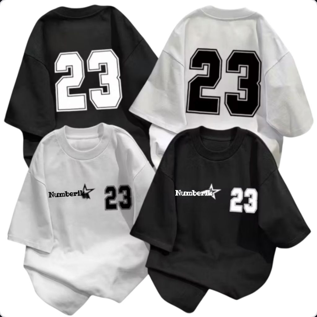 Kaos Distro Pria Wanita / T-shirt Cowok Cewek / T-shirt Keren / Oblong Tulisan Angka / Koas Oversize