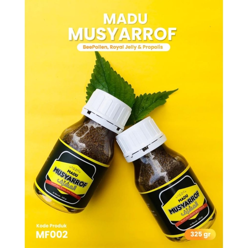 Madu Musyarrof//Bee polen//Royal jelly//Propolis
