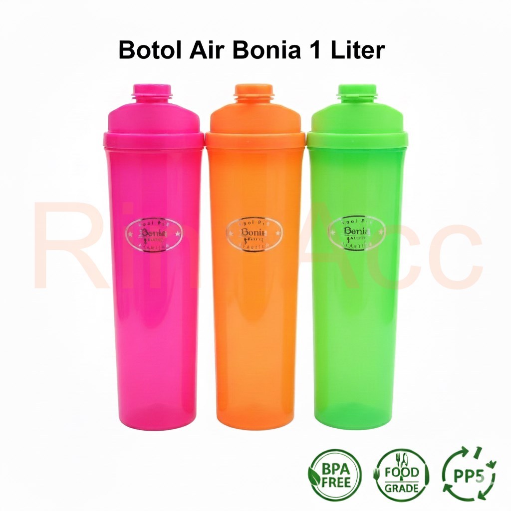 Tempat Air Minum 1 Liter Cool Pot Bonia / Botol Air / Wadah Tempat Minyak 1L