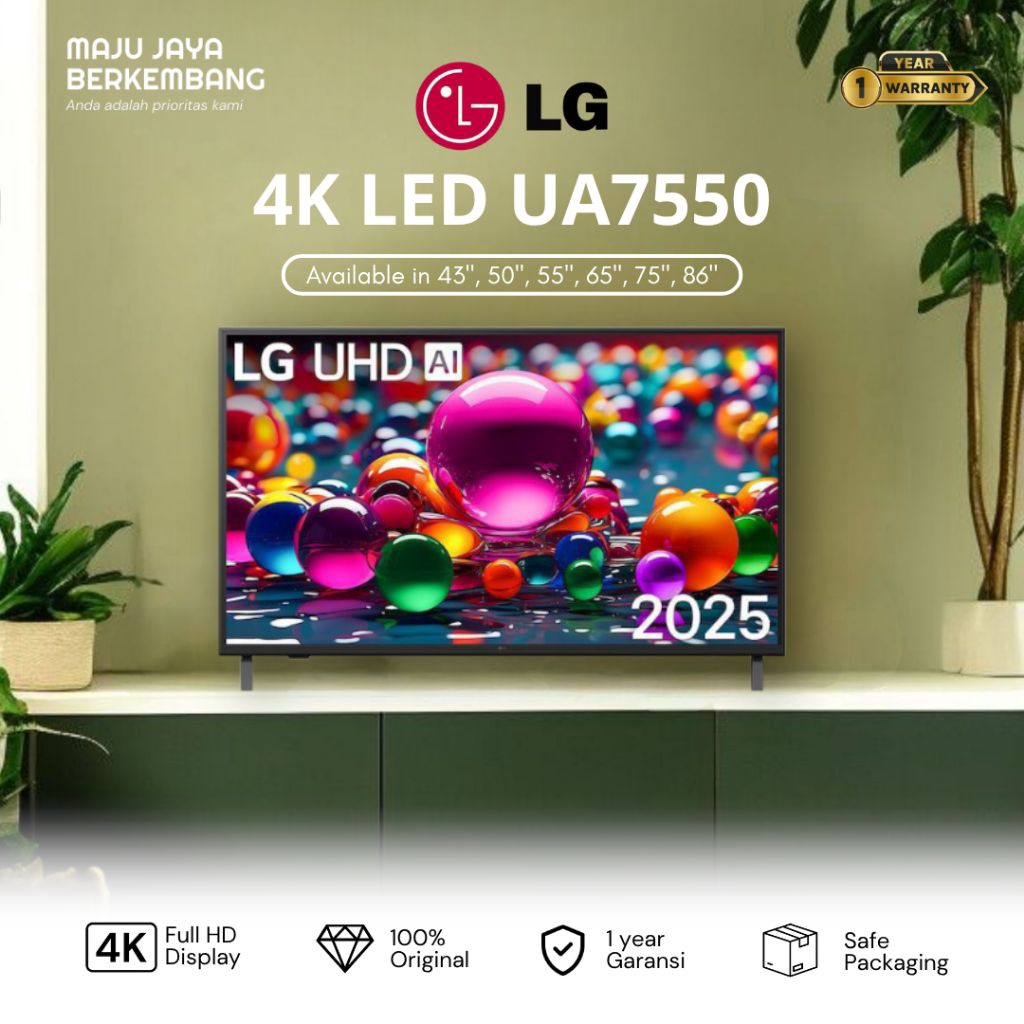 LG 43UA7550 / 43UA7550PSA 4K SMART TV 43 inch 2025 Series ua7550