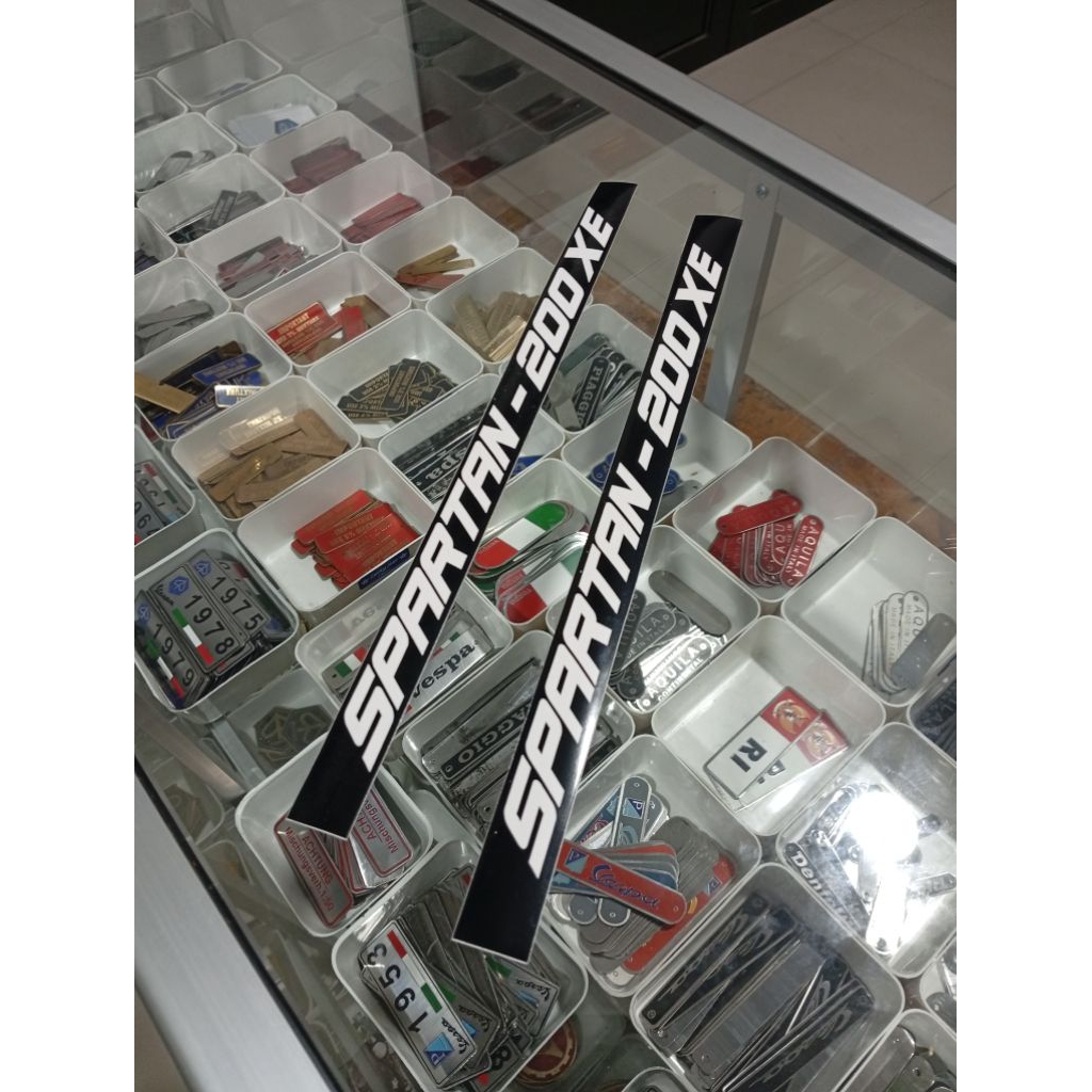 Stiker Spartan 200 Tepong Trim Vespa