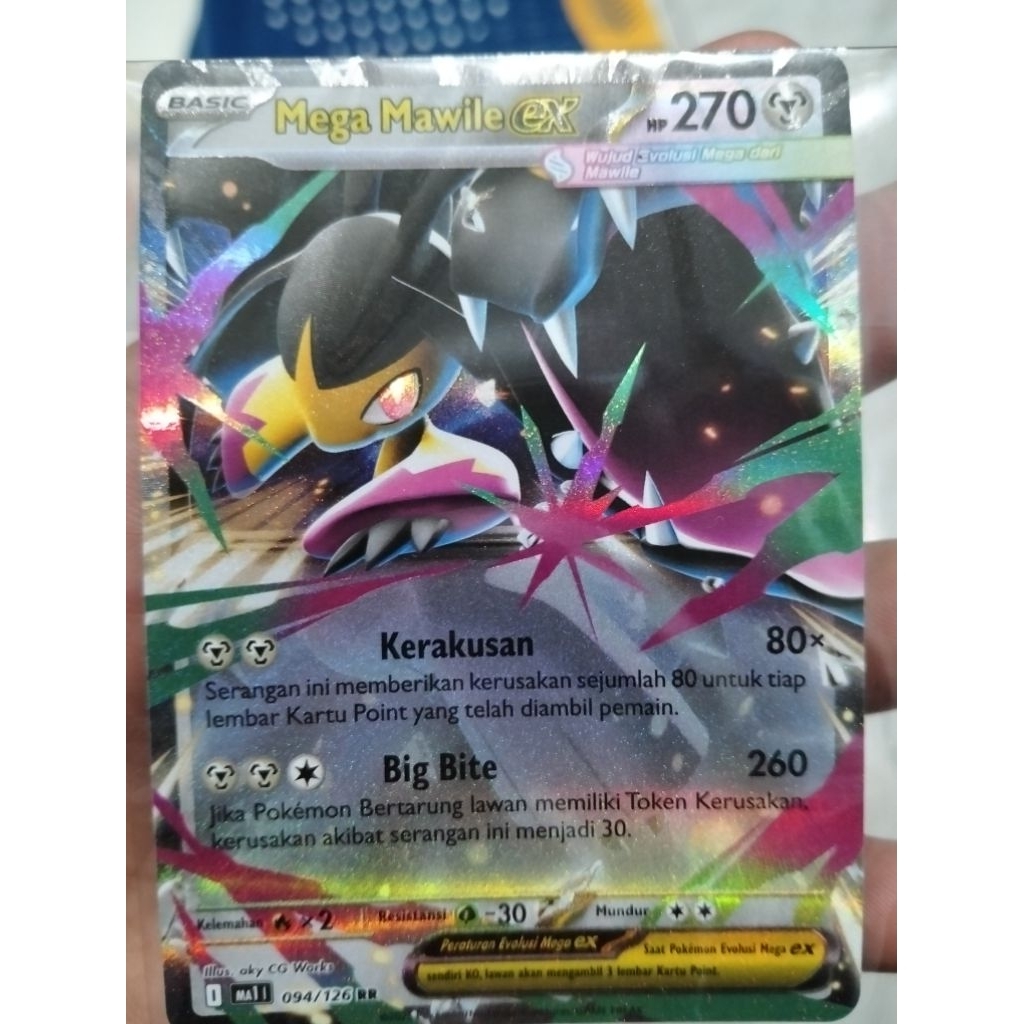 kartu pokemon Mega mawile ex