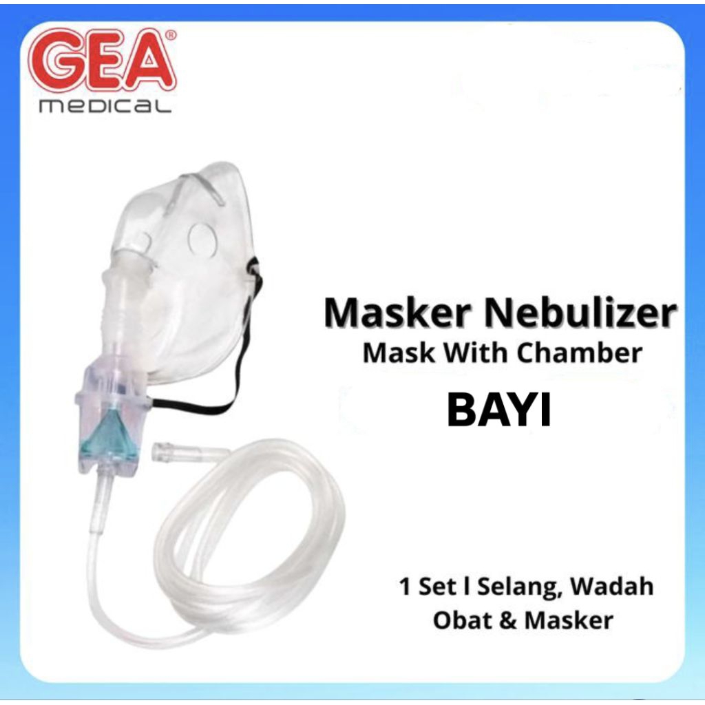 Masker Nebulizer Bayi / Nebulizer Mask Infant