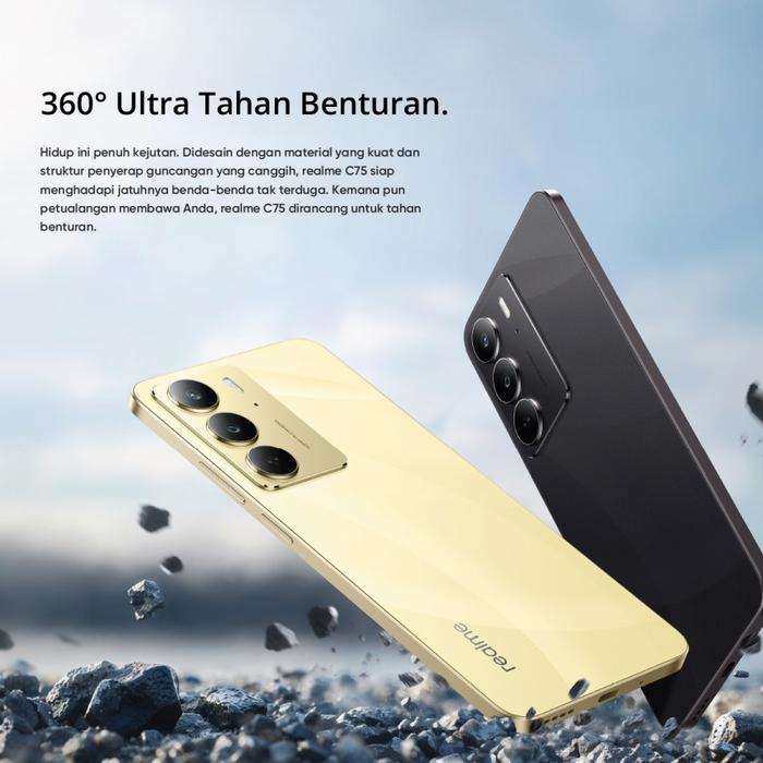 Realme C75 8/256Gb - 50Mp 6000Mah Battery Garansi Resmi