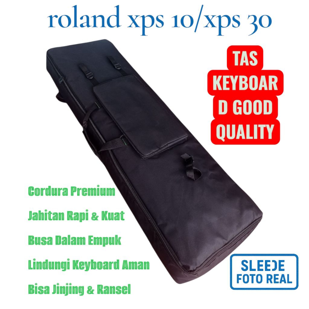 tas keyboard XPS 10 hitam-tas piano roland XPS 10 hitam