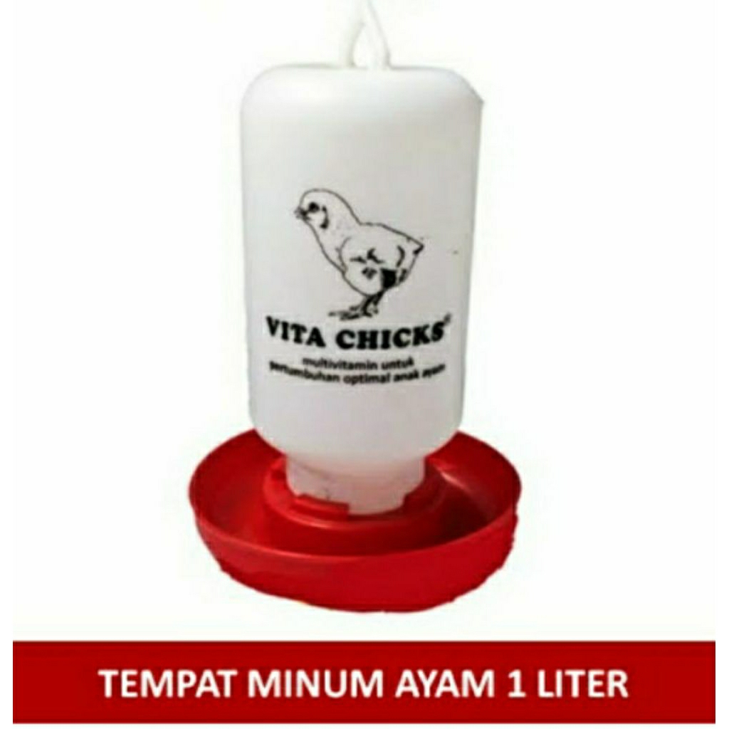 tempat minum ayam 1liter untuk ayam bangkok muda