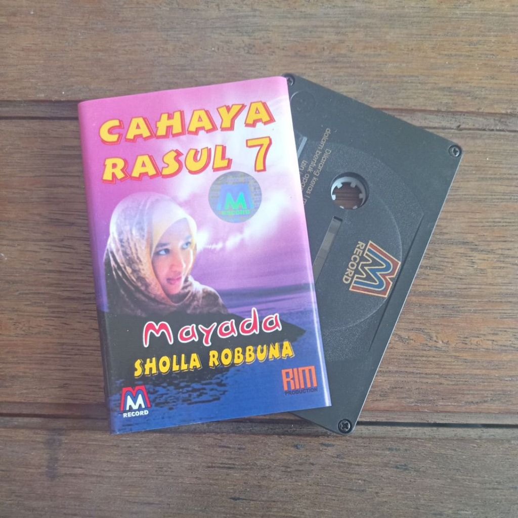 Kaset Cahaya Rasul 7 Mayada Sholla Robbuna/m records mulus