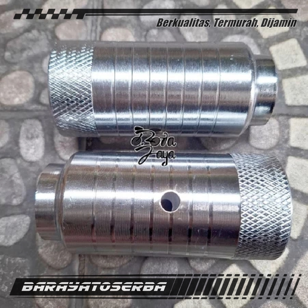 JALU PEGS STEP SEPEDA BMX BESI CHROME UKURAN DRAT 13mm MUR 19 SPAREPART SEPEDA TERMURAH
