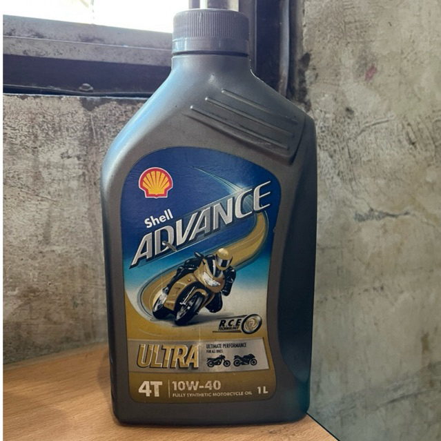 Oli Shell ADVANCE ULTRA 10W40 Full Sintetik (Oli Motor REVO, CBR, TIGER, VERZA, CRF, SUPRA, MEGA PRO