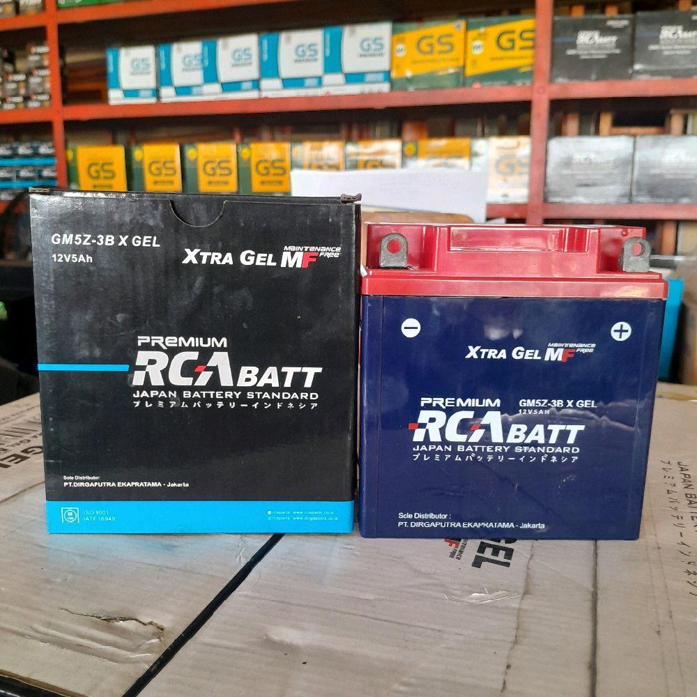 (TERLARIS) AKI KERING RCABATT GELL GM5Z - 5 AH AKI MOTOR JUPITER Z/MX 135, MIO SERIES (2007 – 2011),