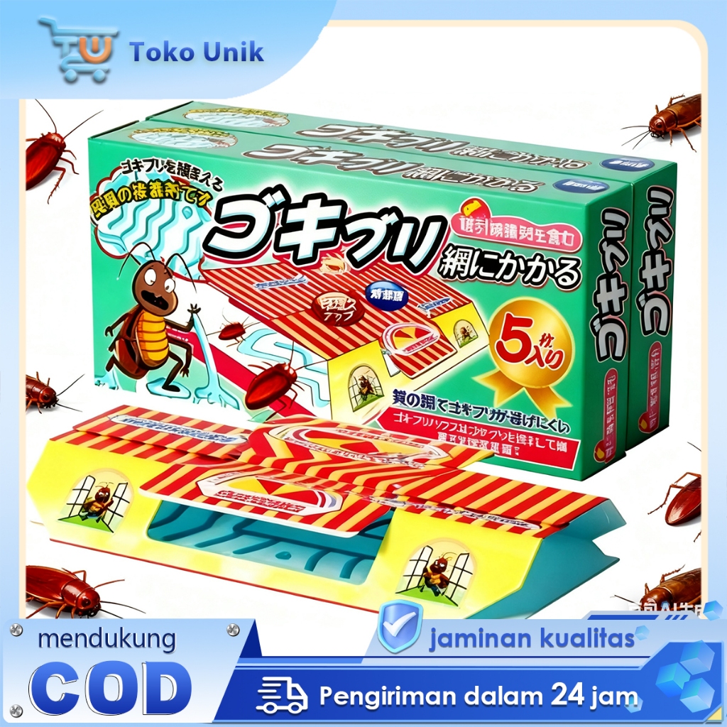 Jebakan Kecoa Trap Kecoa Lem Perangkap Kecoa Racun Kecoa Rumah Basmi Kecoa Ampuh