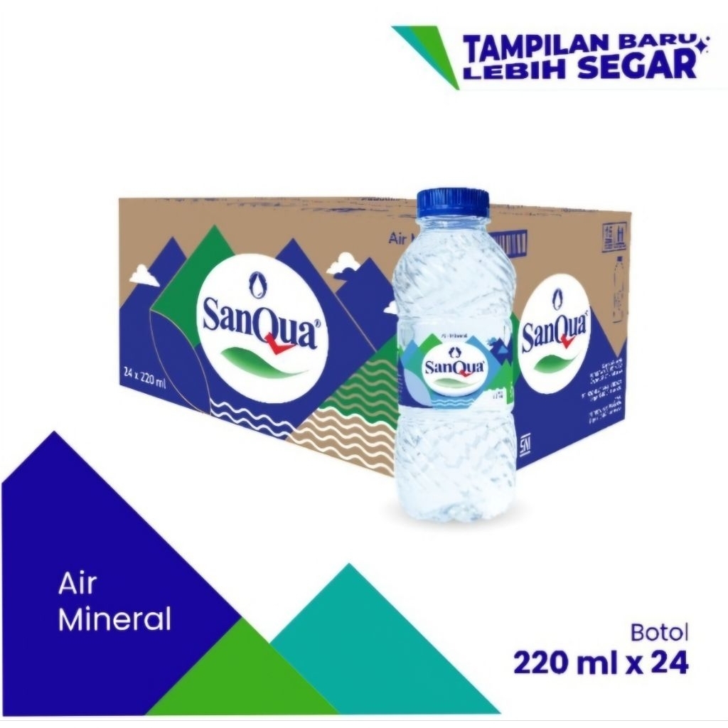 SANQUA BOTOL MINI 220 ML×24