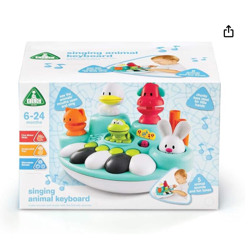 [100% ORI - PRELOVED ]  ELC Singing Animal Keyboard - Mainan Keyboard Interaksi Anak