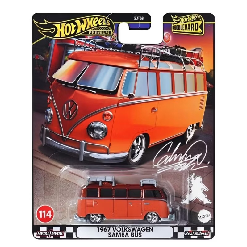 Hot Wheels Premium Boulevard 1967 VW Volkswagen Samba Bus