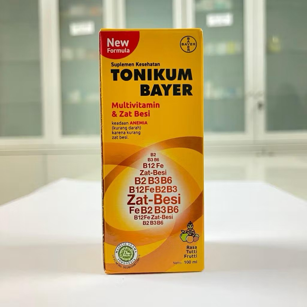 TONIKUM BAYER MULTIVITAMIN PENAMBAH DARAH