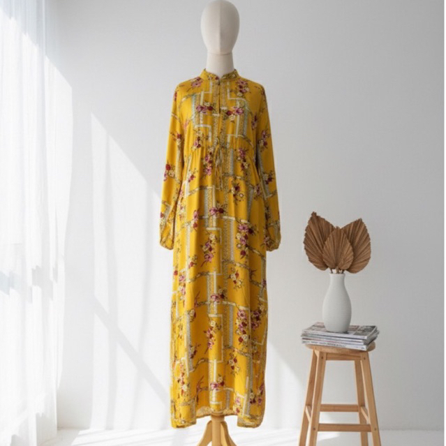 Daster Sera Batik – Daster Wanita Lengan Panjang Motif Batik Modern, Adem & Nyaman Dipakai Harian