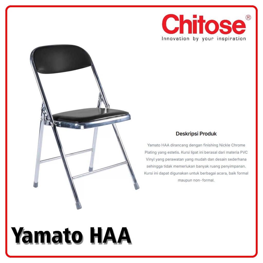 Kursi Kantor Kursi Lipat CHITOSE Yamato HAA