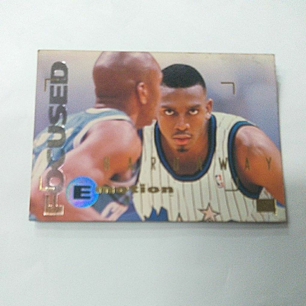 Rare NBA Card '95 Skybox Emotion Focused Anfernee Penny Hardaway Orlando Magic Vintage Basketball Tr
