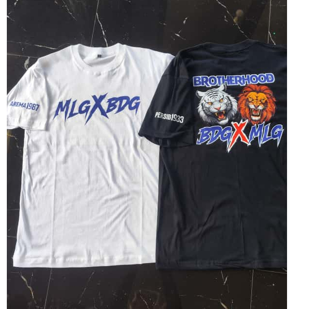 kaos dewasa lengan pendek aremaXbandung terbaru keren