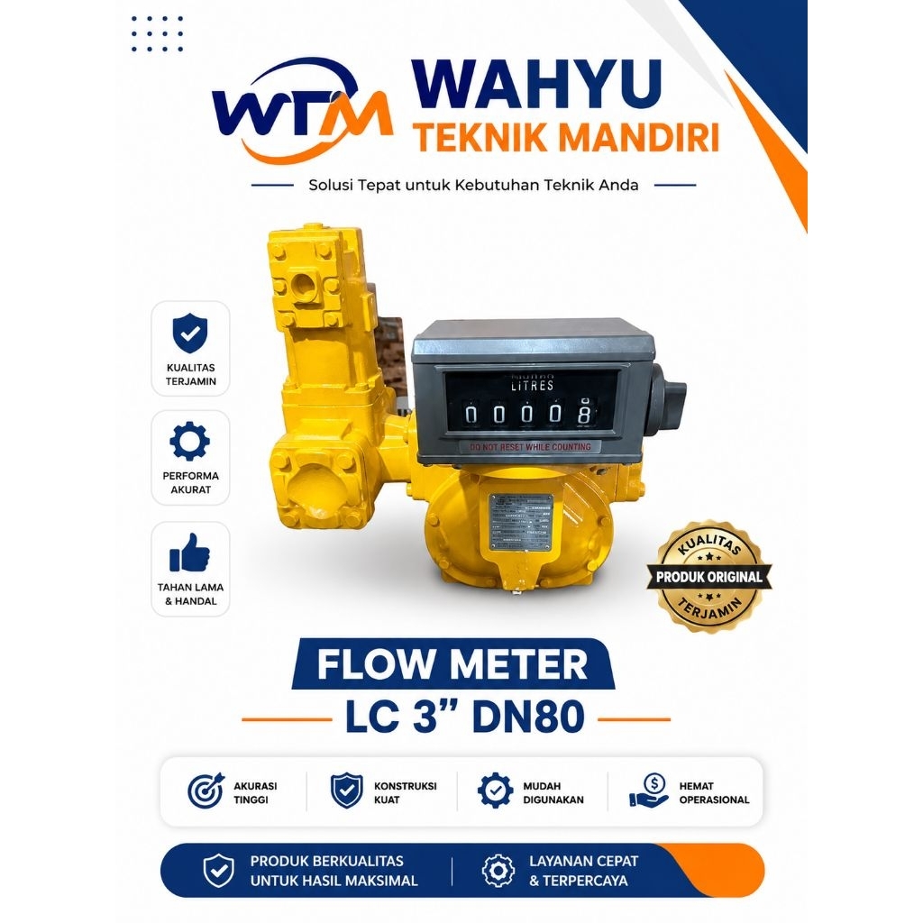 FLOWMETER LC 3 INCH CHINA FLOWMETER SOLAR INDUSTRI 3" FLOW METER LC 3"