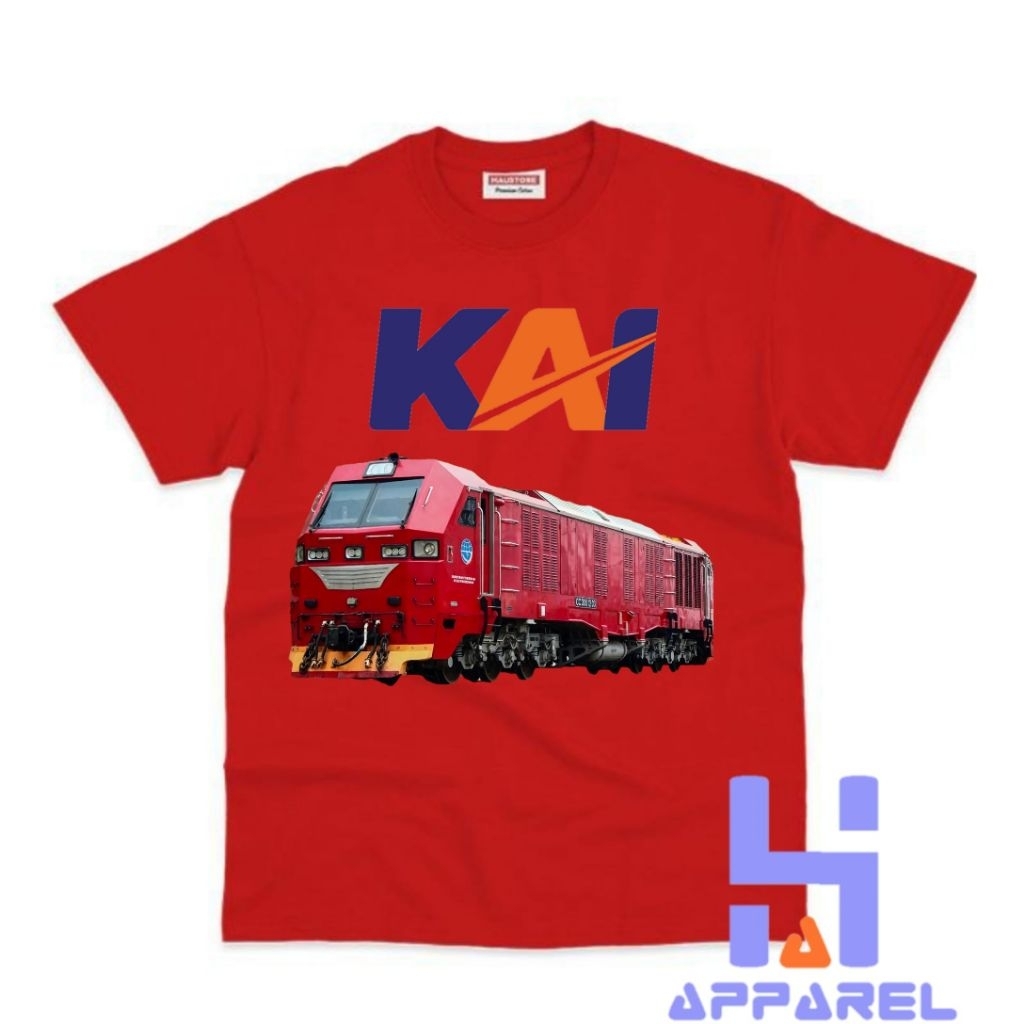 BAJU ANAK KAOS ANAK KAI KERETA API INDONESIA LOKOMOTIF CC 300