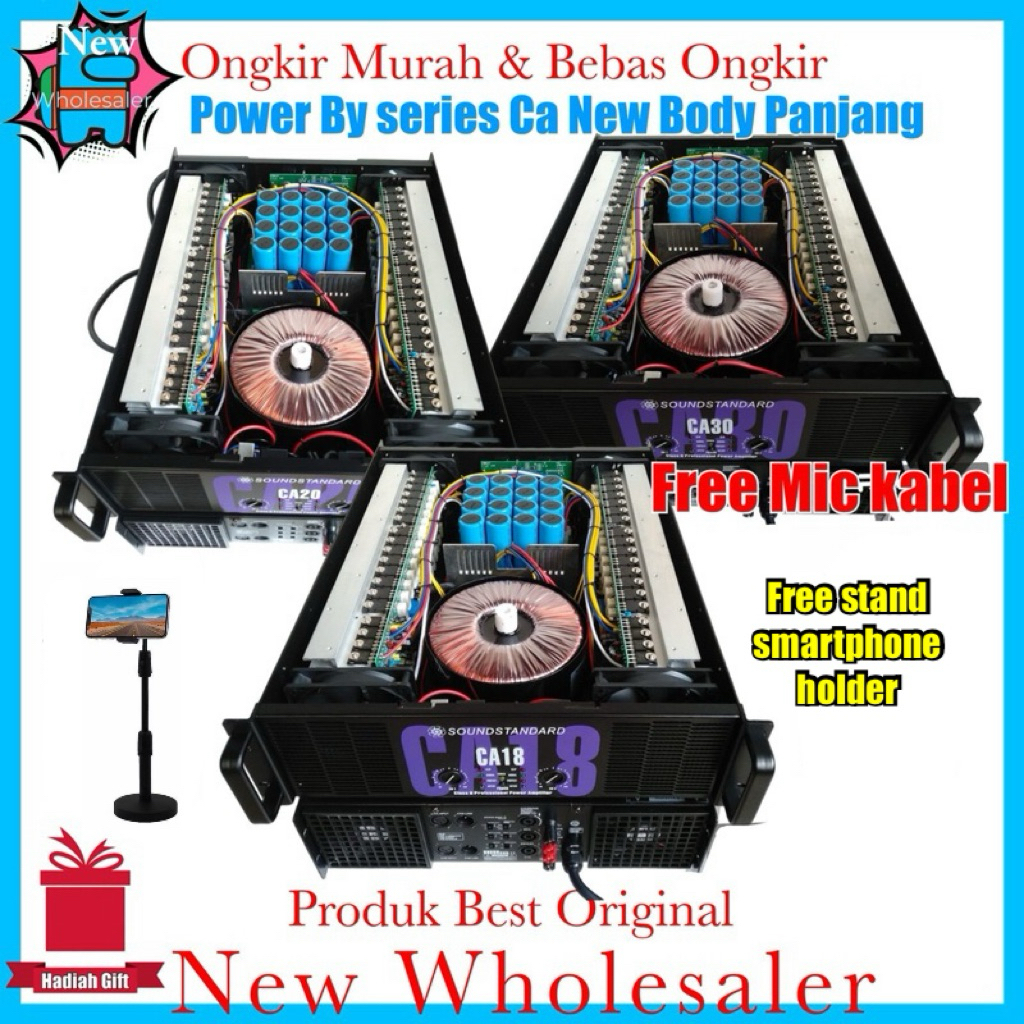 Power Audio Sound Soundstandar Series Ca 18 Ca 20 Ca 30 import original