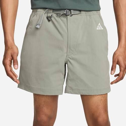 Celana Pendek Gunung Pria NIKE ACG Mens HIKE SHORT DARK STUCCO/SUMMIT WHITE Hiking Dri-FIT Trail