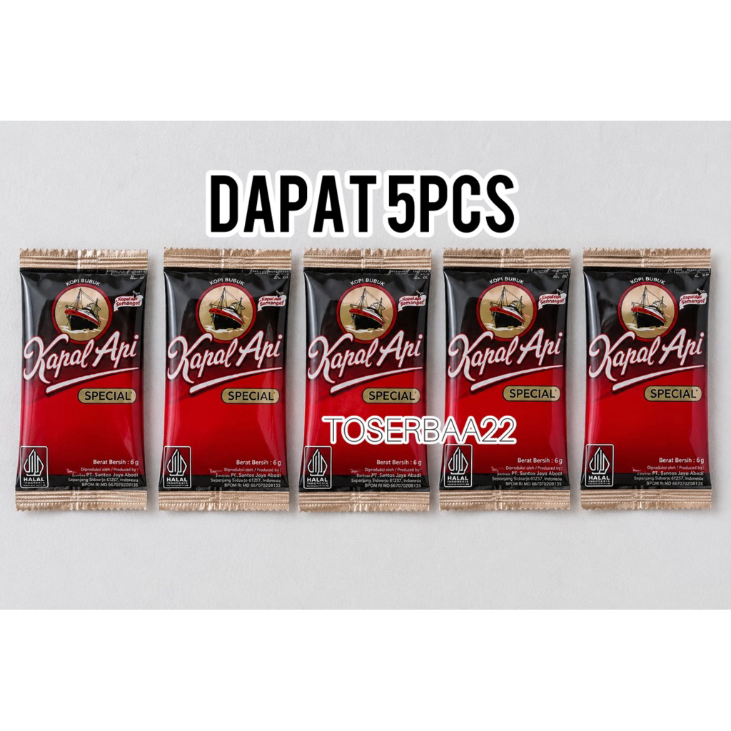 (5pcs) Kopi Kapal Api Mini 6.5gr