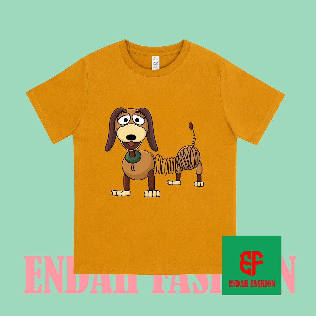 BAJU ANAK KAOS ANAK SLINKY DOG TOY STORY