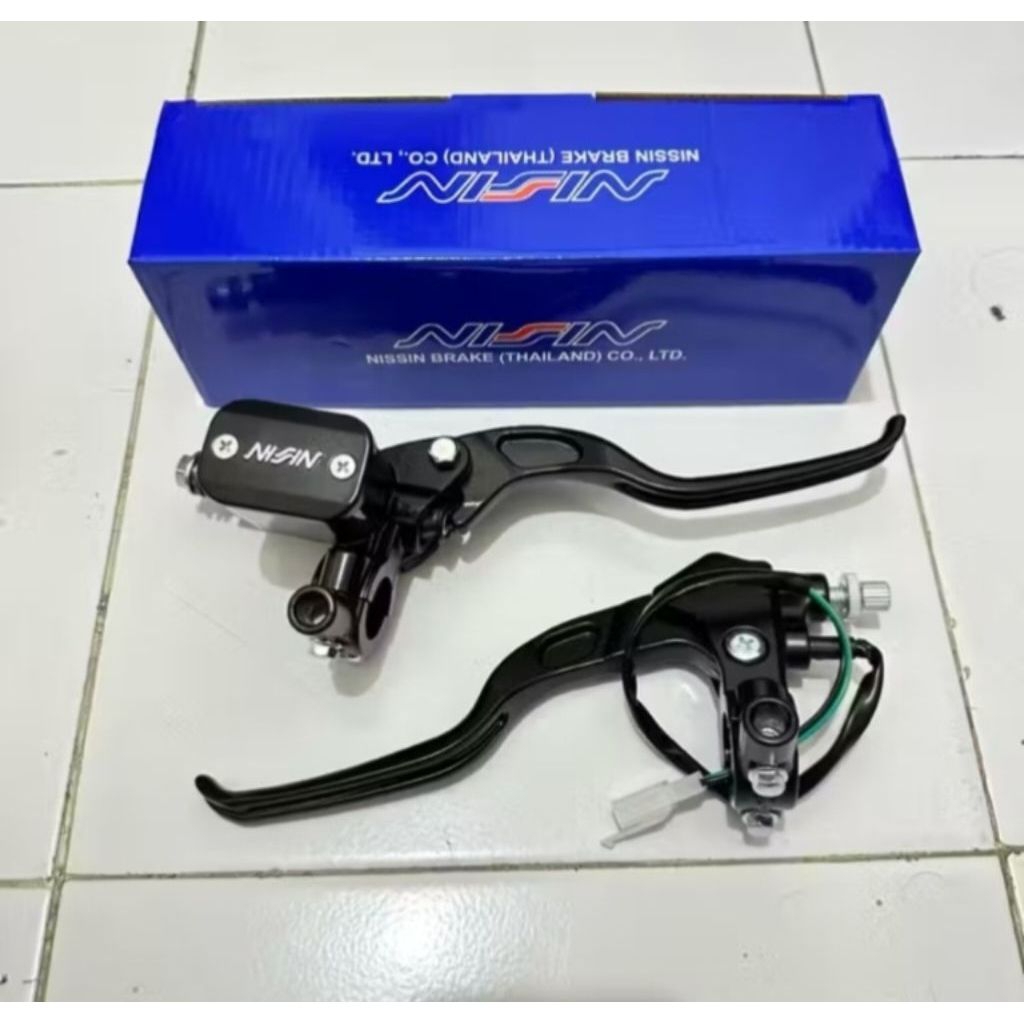 Handle Rem Master Rem Nizzin Kotak Model RCB Sepasang Set Rem Cakram Segala Motor..