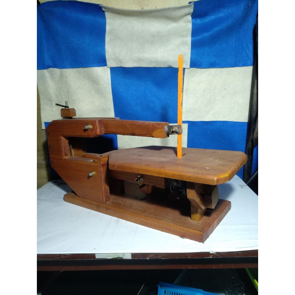 scroll saw rakitan, gergaji elektrik