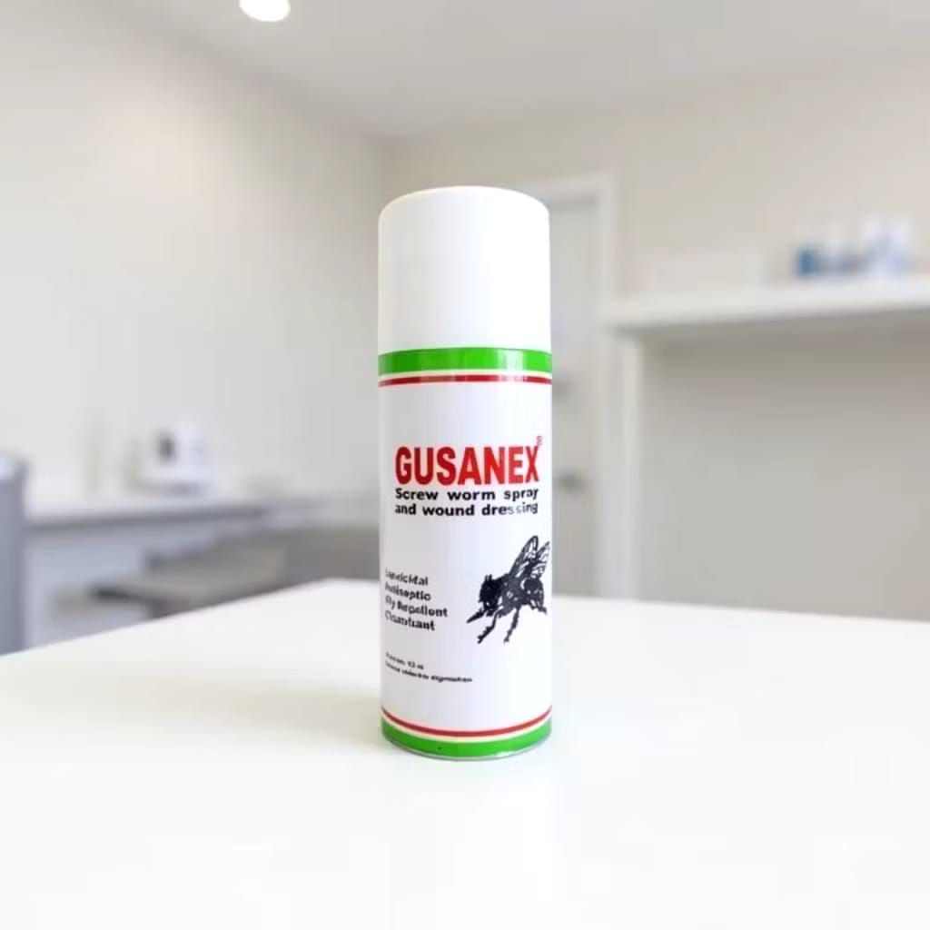 GUSANEX SPRAY ORIGINAL - Obat Semprot Luka Luar Hewan Anti Lalat Luka Hewan Ternak ORII