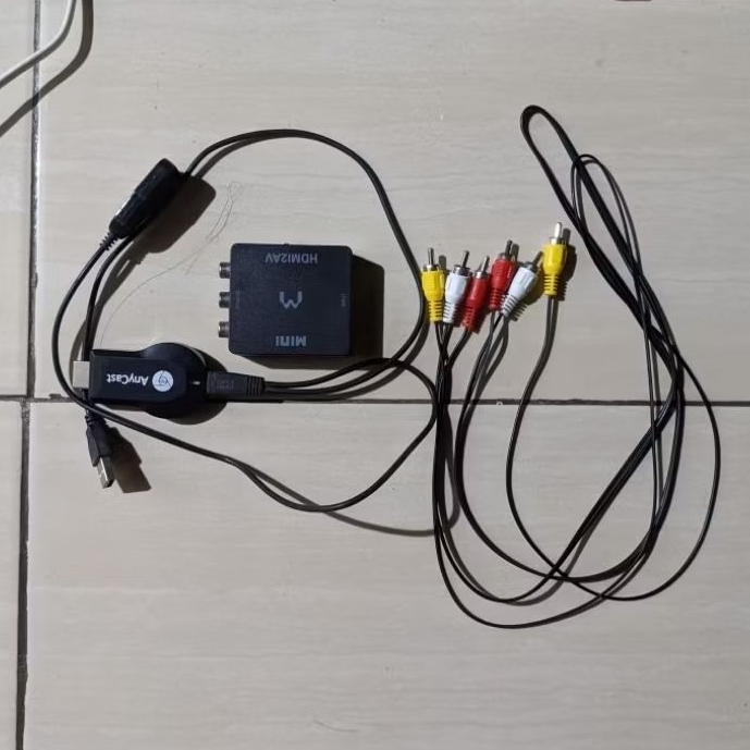 Dongle Anycast HDMI Display Reciever TV Ezcast - Paket Anycast untuk tv tabung