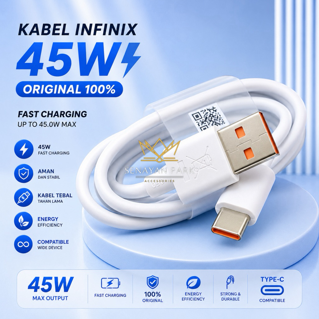 Real ic 45w Kabel Data Infinix Type C Usb Fast Charging  FOR Note 30 Note 40, GT 20 Pro Note 40 5G Z