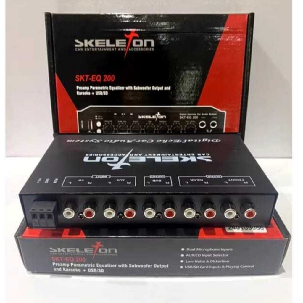 PRE AMP PARAMETRIK SKELETON SKT EQ-200
