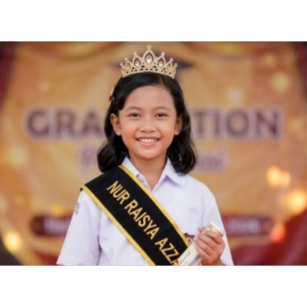 SELEMPANG Wisuda PAUD, TK , SD Custom Nama Selempang WISUDA PAUD,TK,SD
